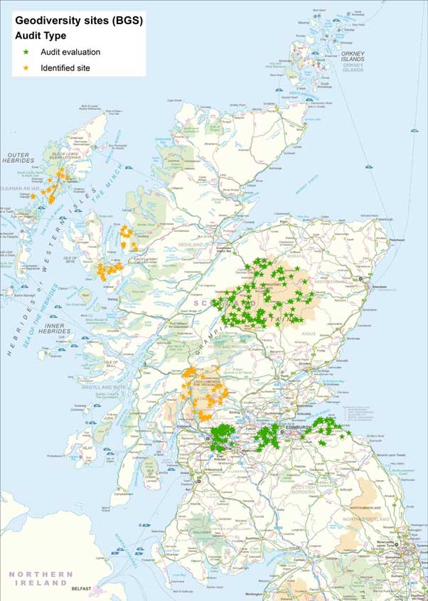 Rocks and landforms | Scotland's environment web