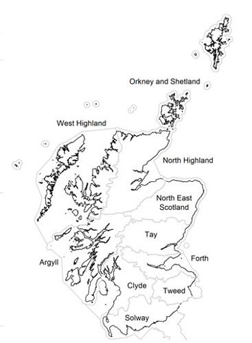Map of Scotland